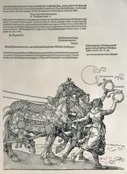 Triumphal Chariot of Emperor Maximilian I, Emperor of Germany (1459-1519): (detail)